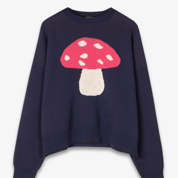 SWEATER MUSHROOM NAVY